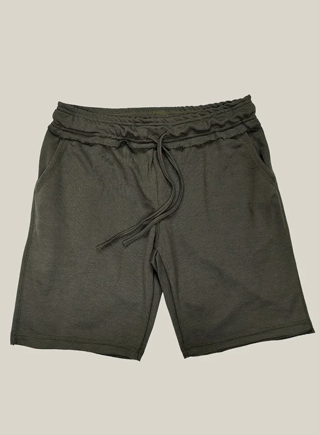 Bermuda Moletom Masculina WSS Verde